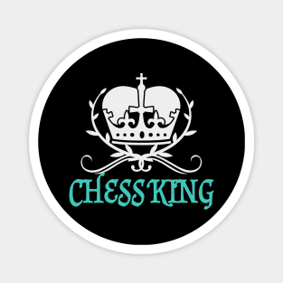 King of Chess Crown Player Magnet